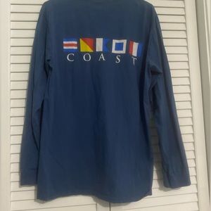 Blue long sleeve coast shirt